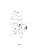 Air Compressor Assembly Diagram and Parts List for 919167463  Craftsman Compressor