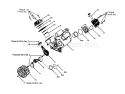 Pump Diagram and Parts List for 919167782  Craftsman Compressor