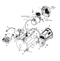 Compressor Diagram and Parts List for 91916871  Craftsman Compressor