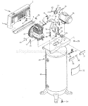 Part Location Diagram of TA-4092 Craftsman Air Tank