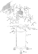 Page A Diagram and Parts List for 919175100  Craftsman Compressor