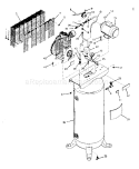 Page A Diagram and Parts List for 919175250  Craftsman Compressor