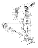 Page B Diagram and Parts List for 919175250  Craftsman Compressor