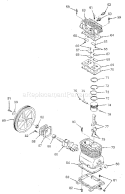 Page B Diagram and Parts List for 919176230  Craftsman Compressor