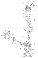 Page B Diagram and Parts List for 919176350  Craftsman Compressor