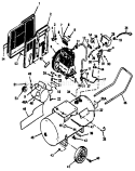 Page A Diagram and Parts List for 919176431  Craftsman Compressor
