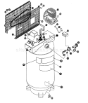 Compressor Diagram and Parts List for 919176502  Craftsman Compressor
