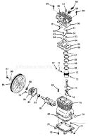 Page B Diagram and Parts List for 919176850  Craftsman Compressor