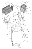 Air Compressor Diagram - ... Diagram and Parts List for 919177250  Craftsman Compressor