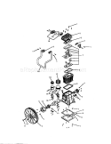 Compressor Pump Diagram Diagram and Parts List for 919177253  Craftsman Compressor