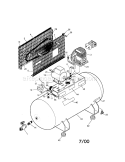 Air Compressor Diagram Diagram and Parts List for 919177452  Craftsman Compressor