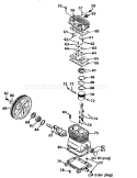 Page B Diagram and Parts List for 919186430  Craftsman Compressor