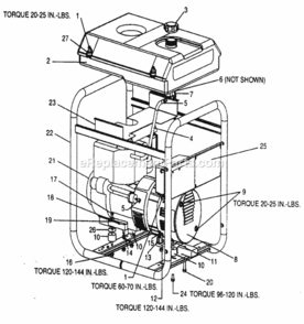 Page A Diagram and Parts List for 919329110  Craftsman Generator