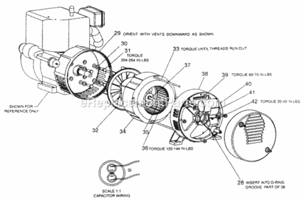 Page B Diagram and Parts List for 919329110  Craftsman Generator