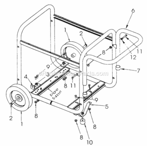 Page D Diagram and Parts List for 919329110  Craftsman Generator