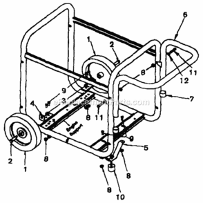 Page D Diagram and Parts List for 919329150  Craftsman Generator