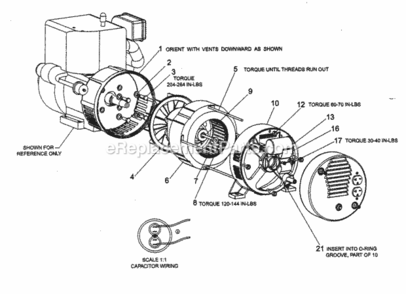 Page B Diagram and Parts List for 919670030  Craftsman Generator