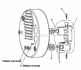 Page C Diagram and Parts List for 919670030  Craftsman Generator