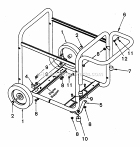 Page E Diagram and Parts List for 919670040  Craftsman Generator
