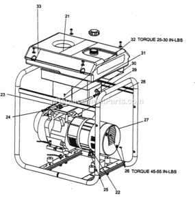 Page B Diagram and Parts List for 919670041  Craftsman Generator