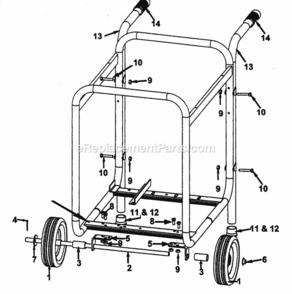 Page E Diagram and Parts List for 919670070  Craftsman Generator