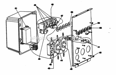 Page D Diagram and Parts List for 919679370  Craftsman Generator