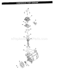 Compressor Pump Diagram and Parts List for 919727320  Craftsman Compressor