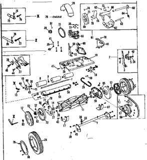 Part Location Diagram of 162 Craftsman Cover