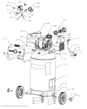 Part Location Diagram of 032-0025 Craftsman Gauge 300P