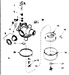 Part Location Diagram of 181-508-11 Craftsman Manual