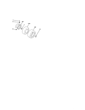 Wheels And Tires Diagram and Parts List for 917272263  Craftsman Lawn Tractor