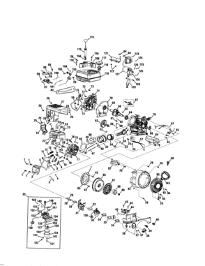 Engine - Zs370-sub Diagram and Parts List for 247886910  Craftsman Snow Blower