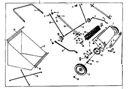 Replacement Parts Diagram and Parts List for 53679932  Craftsman Lawn Tractor