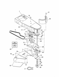 Page B Diagram and Parts List for 944360050  Craftsman Trimmer