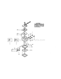 Carburetor Diagram and Parts List for 944411360  Craftsman Chainsaw