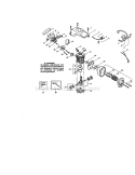 Cylinder / Cylinder Shield Diagram and Parts List for 944411371  Craftsman Chainsaw