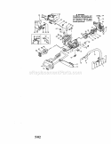Chassis / Chain / Bar Diagram and Parts List for 944411421  Craftsman Chainsaw