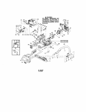 Chassis / Bar / Handle Diagram and Parts List for 944414430  Craftsman Chainsaw