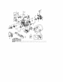 Chain / Bar / Handle / Housing Diagram and Parts List for 944415360  Craftsman Chainsaw