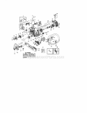 Chain / Bar / Housing / Handle Diagram and Parts List for 944415370  Craftsman Chainsaw
