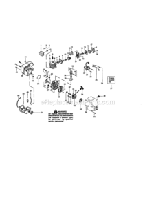 Page B Diagram and Parts List for 944511460  Craftsman Trimmer