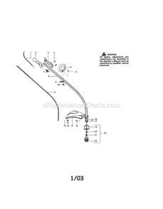 Page A Diagram and Parts List for 944511463  Craftsman Trimmer