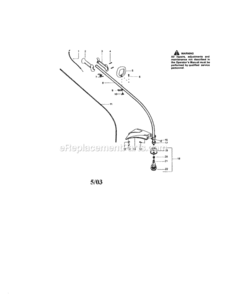 Page A Diagram and Parts List for 944511464  Craftsman Trimmer