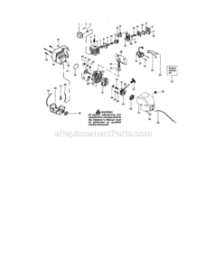 Page B Diagram and Parts List for 944511474  Craftsman Trimmer