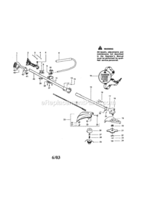 Page A Diagram and Parts List for 944512561  Craftsman Trimmer