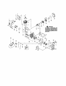 Page B Diagram and Parts List for 944514460  Craftsman Trimmer