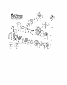 Page B Diagram and Parts List for 944515743  Craftsman Leaf Blower / Vacuum