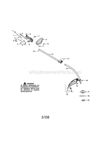 Page A Diagram and Parts List for 944516561  Craftsman Trimmer