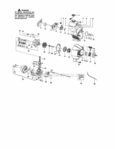 Page B Diagram and Parts List for 944516662  Craftsman Trimmer