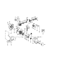 Page B Diagram and Parts List for 944517360  Craftsman Trimmer